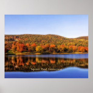 Póster Squantz Pond, Connecticut