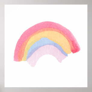 Póster Square Rainbow Print