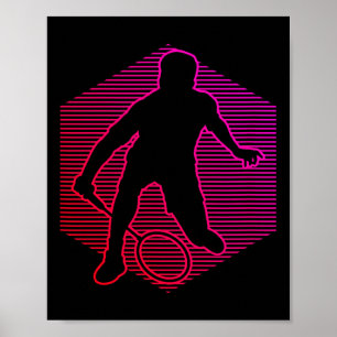 Póster Squash Femenino Bádminton Shuttle Masculino 