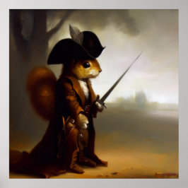 Póster Squirrel Highwayman