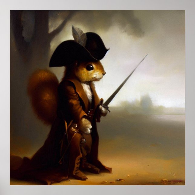 Póster Squirrel Highwayman (Frente)