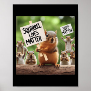 Póster Squirrel vive Pegatina