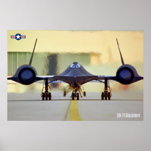 PÓSTER SR-71 BLACKBIRD