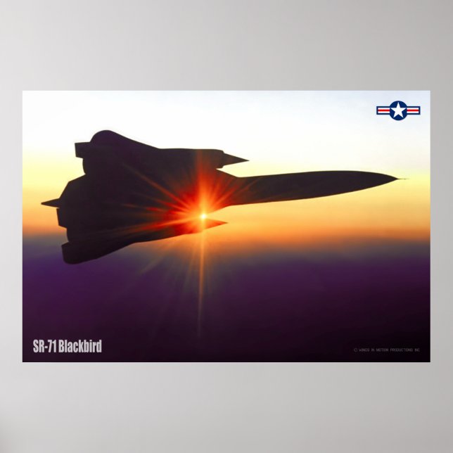 PÓSTER SR-71 BLACKBIRD (Frente)