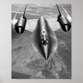 Póster SR-71 Blackbird volando por California