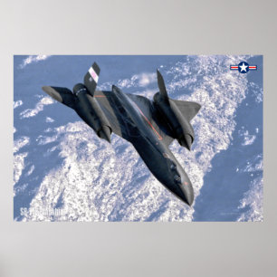 PÓSTER SR-71B BLACKBIRD