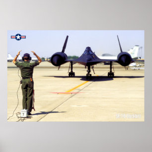 PÓSTER SR-71B BLACKBIRD