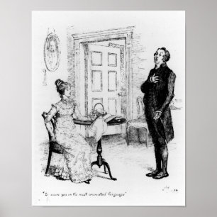 Póster Sr. Collins y Elizabeth