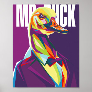 Póster Sr. Duck Pop Art