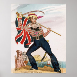 Póster Sr. E.F. Saville como 'Union Jack