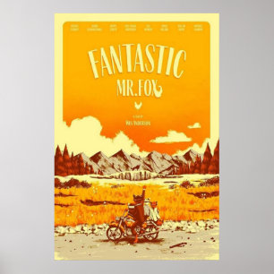 Póster Sr. Fox Fantastic Movie