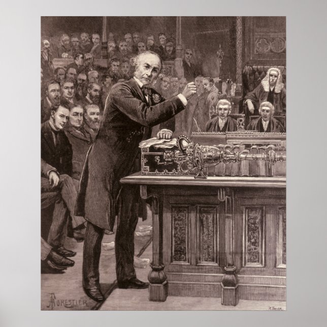 Póster Sr. Gladstone (Frente)