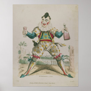 Póster Sr. Grimaldi como Payaso