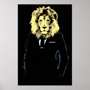 Póster Sr. Lionheart Success Pop Art
