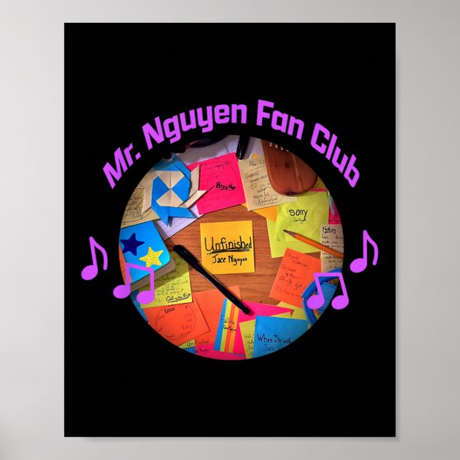 Póster Sr. Nguyen Fan Club (Frente)