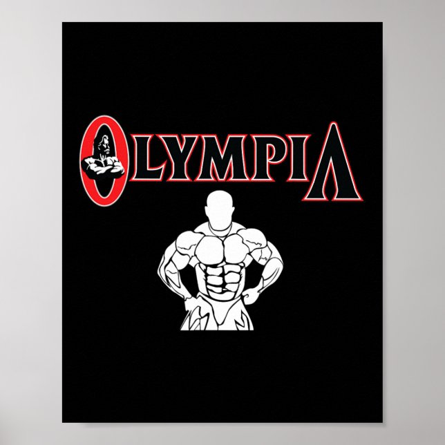 Póster Sr. Olympia Para Hombres Mujeres Fitness Bodybuild (Frente)