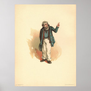Póster Sr. Peggotty por Kyd - David Copperfield de Dicken