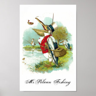 PÓSTER SR. PELICAN FISHING
