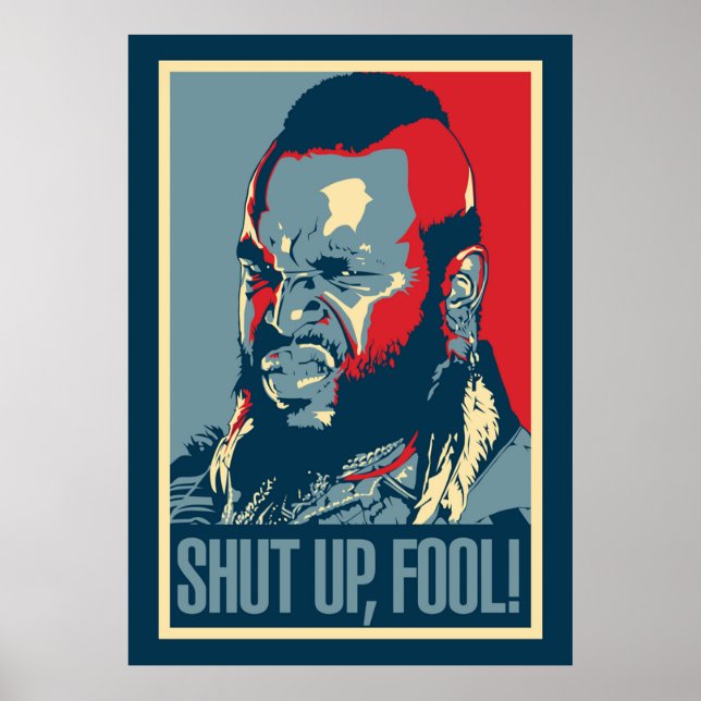Póster Sr. T Callate Fool (Frente)