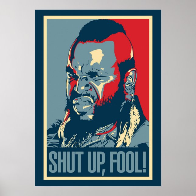 Póster Sr. T Callate Fool (Frente)