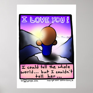 Póster Sr. Wigglypops I Love You Poster