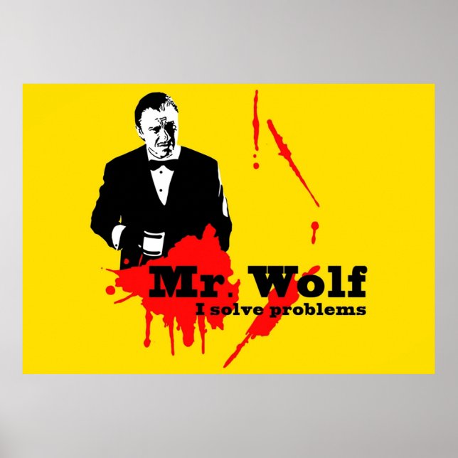 Póster Sr. Wolf (Frente)