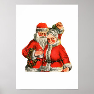Póster Sr. y señora Claus