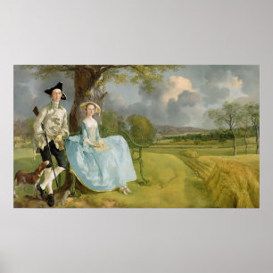 Póster Sr. y Sra. Andrews, c.1748-9