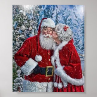 Póster Sr. y Sra. claus