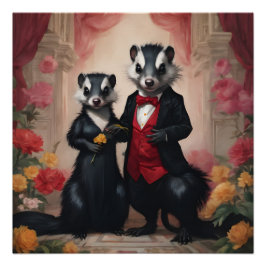 Póster Sr. y Sra. Skunk