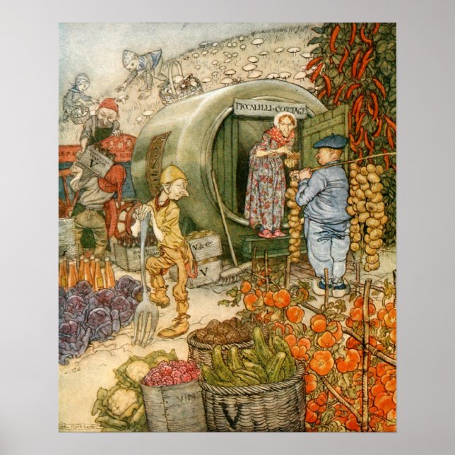 Póster Sr. y Sra. Vinegar en casa (Frente)