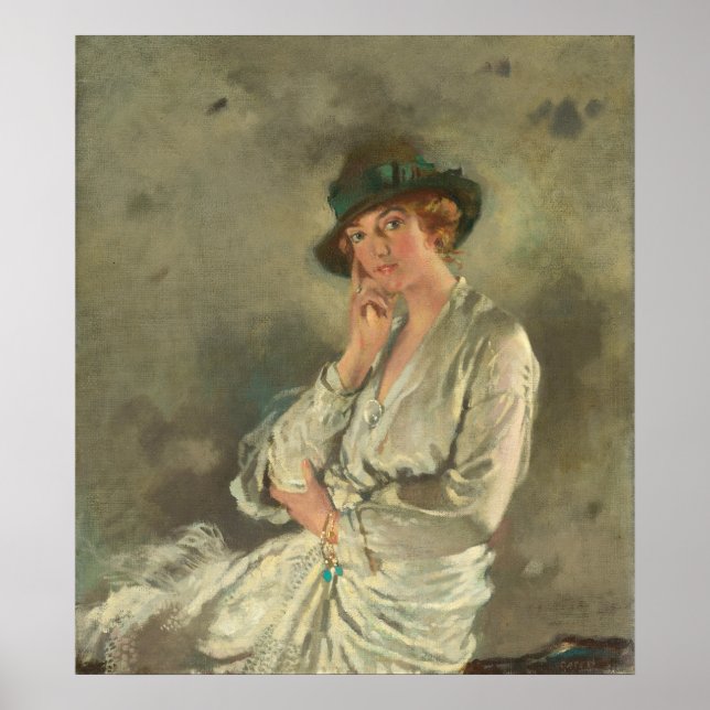 Póster Sra. Carstairs - Sir William Orpen Bella Artes Pos (Frente)
