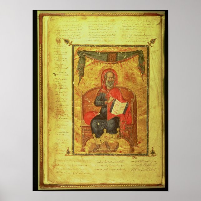 Póster Sra. Grec 2144 fol.10v Hipócrates (Frente)