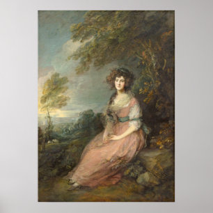 Póster Sra. Richard Brinsley Sheridan, 1785-87