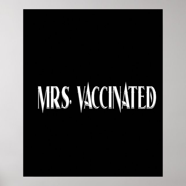 Póster Sra. Vacunada (Frente)