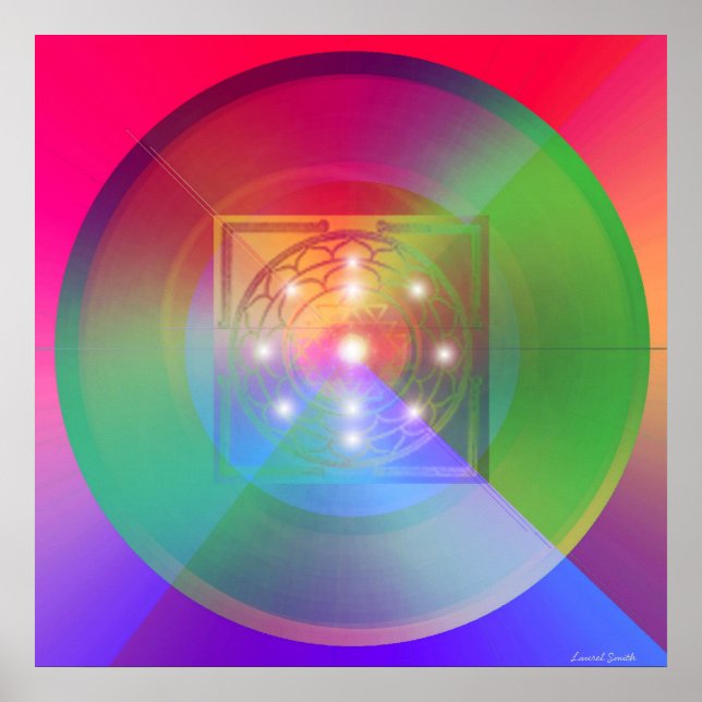 Póster Sri Chakra Yantra (Frente)