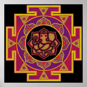 Póster Sri Ganesh Yantra