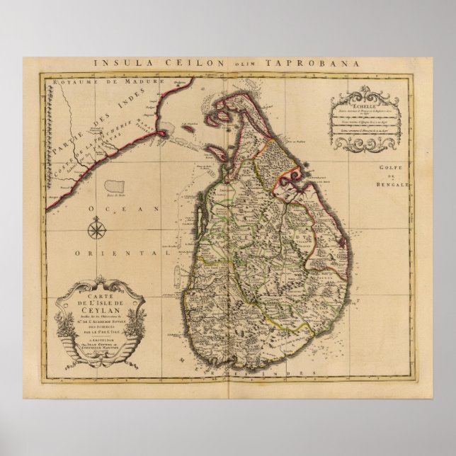 Póster Sri Lanka (Frente)