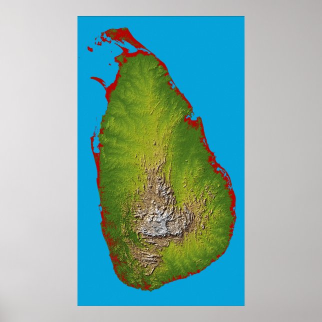 Póster Sri Lanka (Frente)