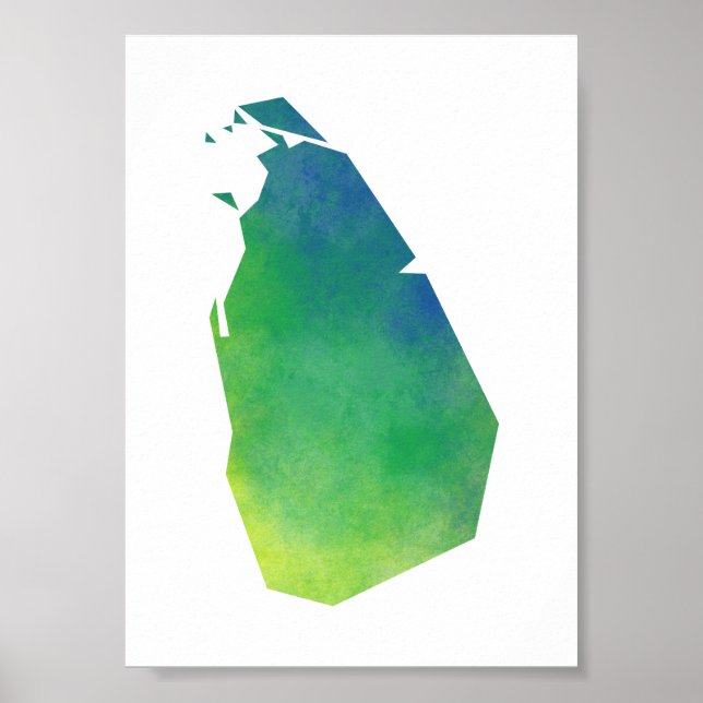 Póster Sri Lanka (Frente)