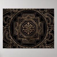 Sri Lanka dorada / Sri Chakra en loto