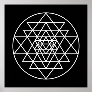Póster Sri Yantra