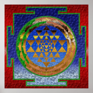 Póster Sri Yantra