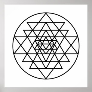 Póster Sri Yantra