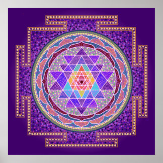 Póster Sri Yantra