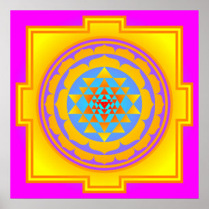 Póster Sri Yantra