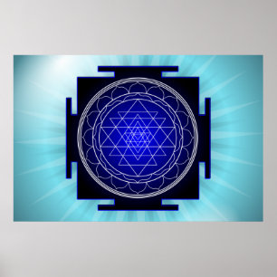 Póster sri yantra poster