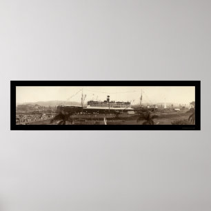Póster SS Ancón En Panamá Foto 1939