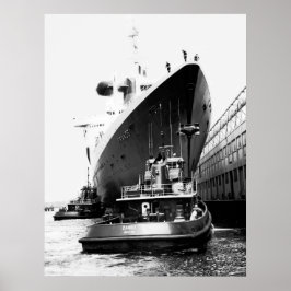 Póster SS France en Boston