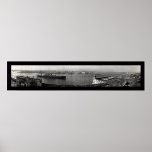 Póster SS Hamburgo La Habana Foto 1911